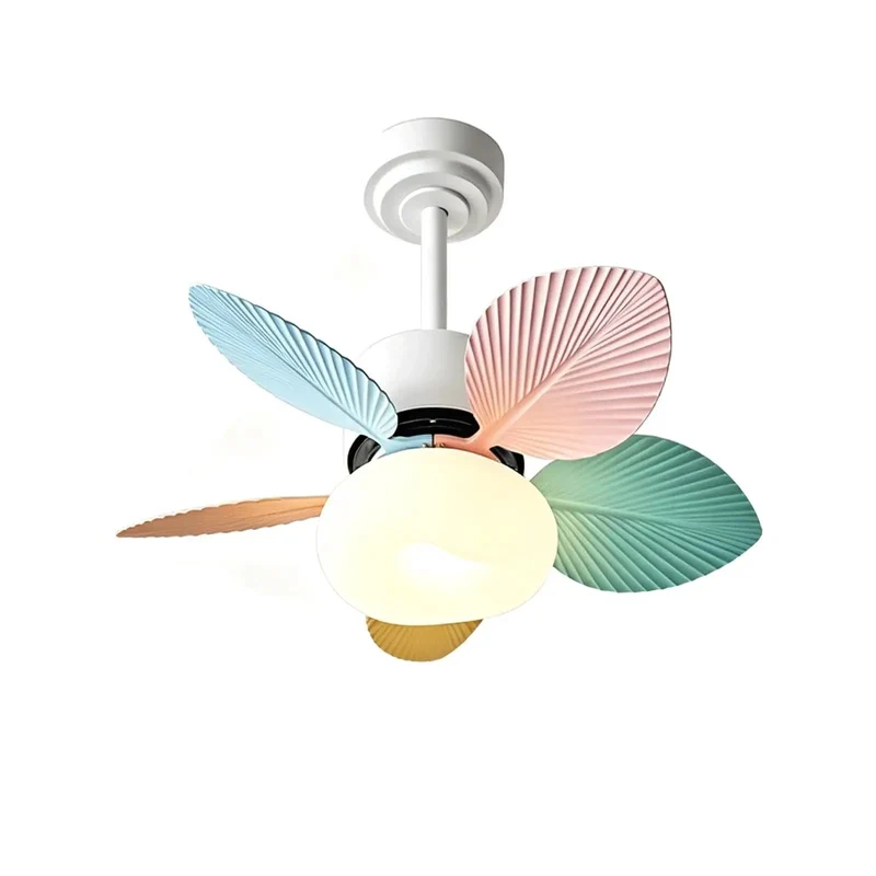 32 Inch Ceiling Fan With Light And Remote For Kids Bedroom Featuring Kickin Airflow Adjustable Speed Settings Three Color Temperature Led Lamps And Hella Quiet Motor Fresh Room Vibes All Day