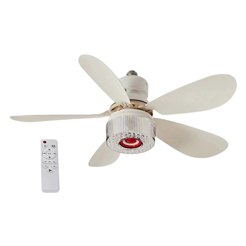 3 In 1 LED Smart Ceiling Fan Light With 40W White Finish Built In Bluetooth Speaker Remote And RGB Music Sync For Kickback Vibes And Smooth Airflow Indoors