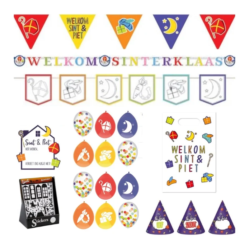 Sinterklaas versiering pakket XL (pakket 4)