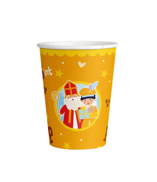 Sinterklaas - Bekers 8st.
