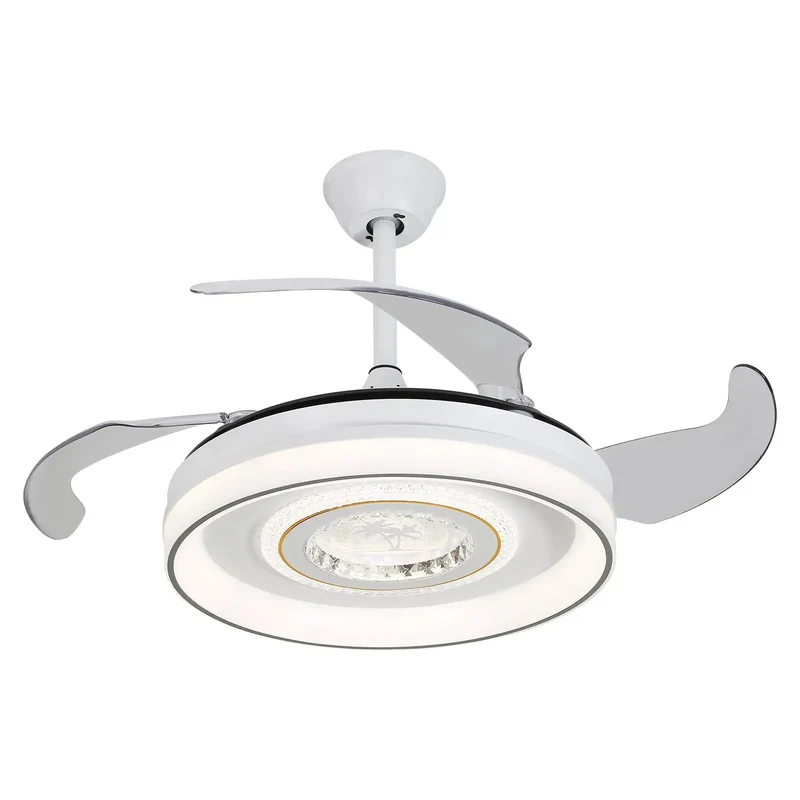 Level Up Your Living Room With This Modern Six Speed Ceiling Fan That Delivers Smooth Whisper Quiet Airflow Hassle Free Remote Control And Crisp Led Ambient Lighting For Endless All Season Chill