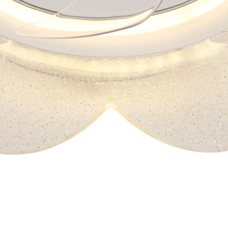 Super Sleek 18.5 Inch Low Profile Ceiling Fan With Adjustable Integrated Light And Three Color Modes For Bedroom Featuring Butter Smooth Silent Motor And Top Shelf Airflow Performance