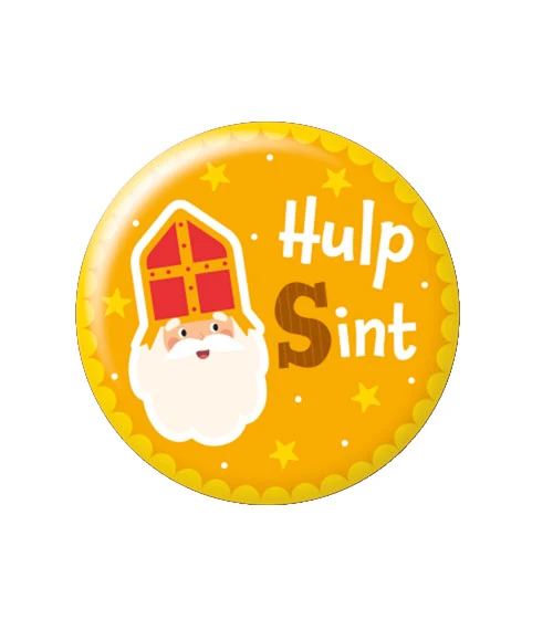 Sinterklaas - Button Hulpsint