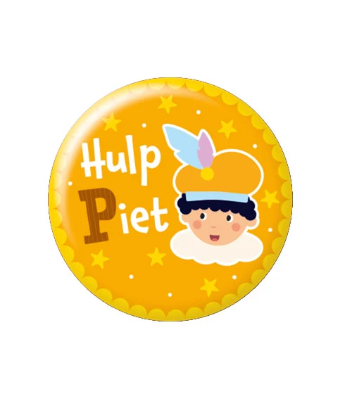 Sinterklaas - Button Hulppiet