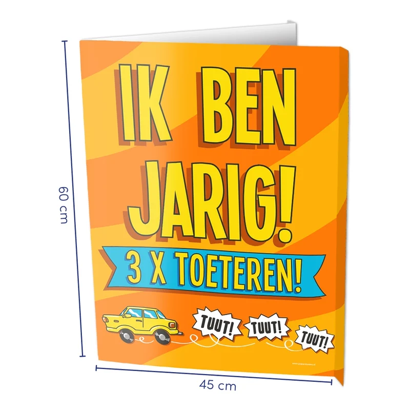 Raambord Ik ben Jarig
