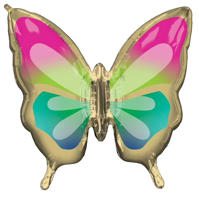 Folieballon SuperShape Beautiful Tropical Butterfly