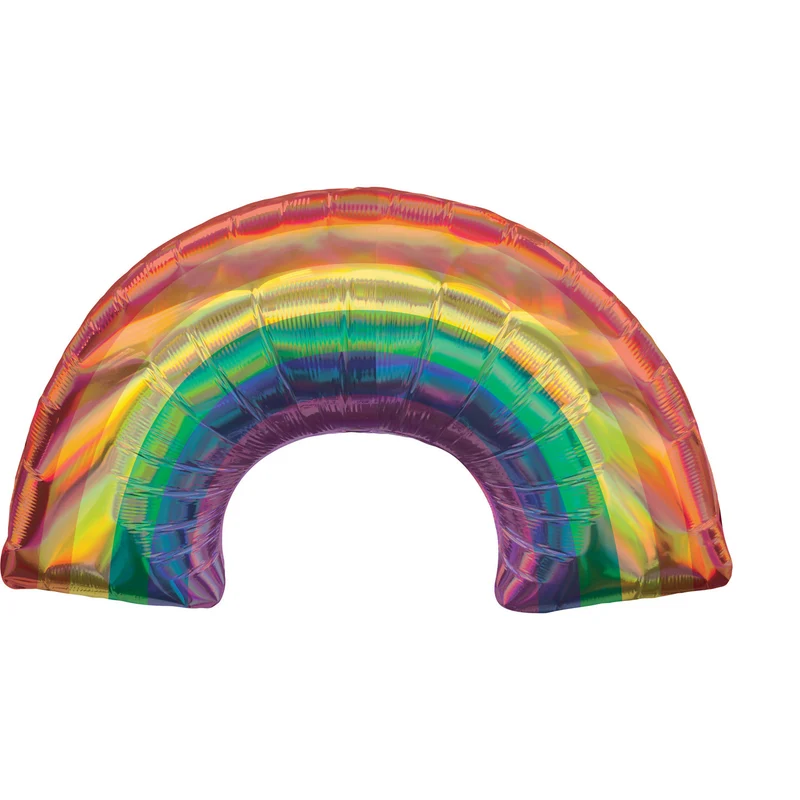Folieballon SuperShape Iridescent Rainbow