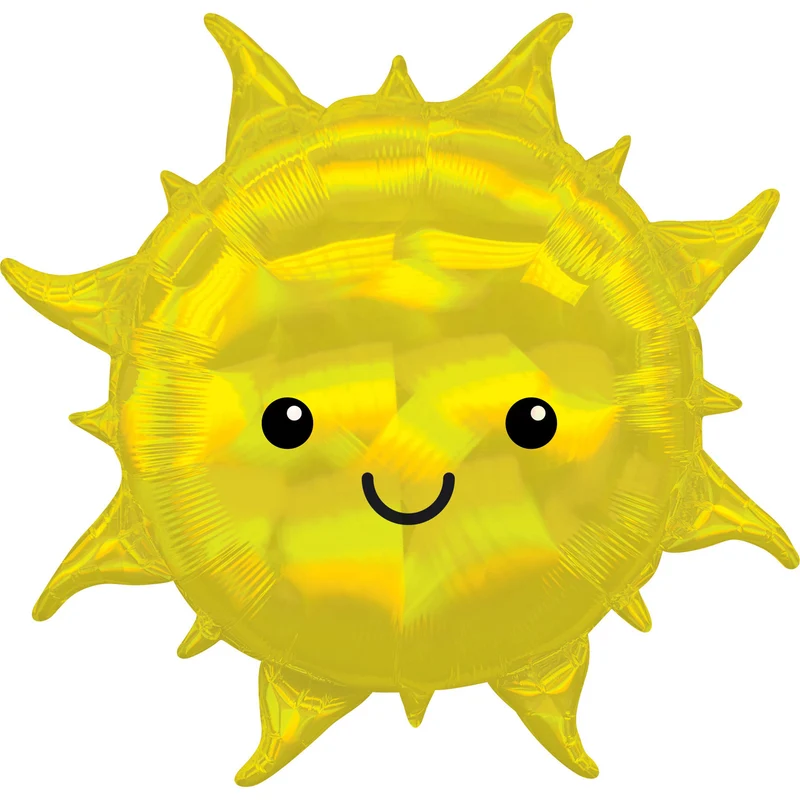 Folieballon SuperShape Iridescent Sun