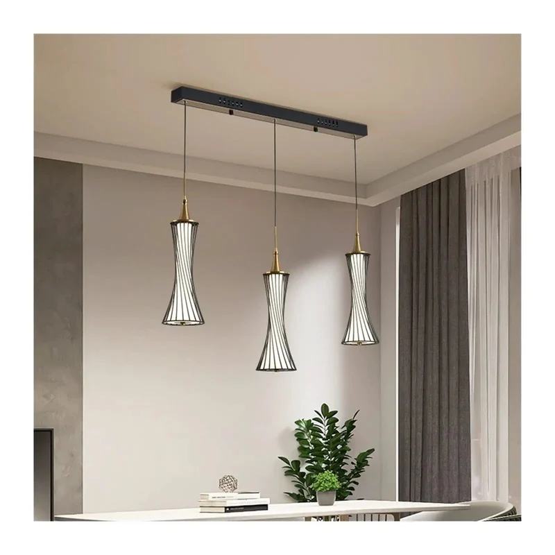 Slick Black Metal Pendant Light With Crisp 4000K Led Bulb For Modern Living Room Staircase And Loft Setup Fresh Fit That Brings A Chill Vibe Solid Build And Glare Free Hanging Ceiling Fixture