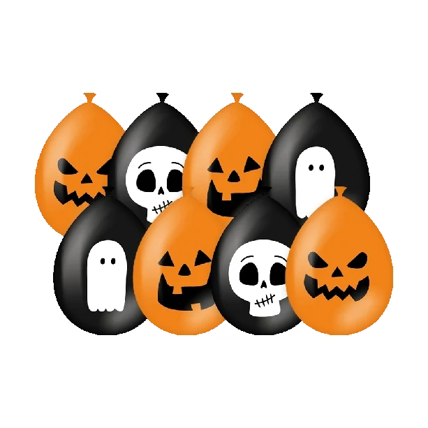 Halloween Ballonnen - 8 stuks