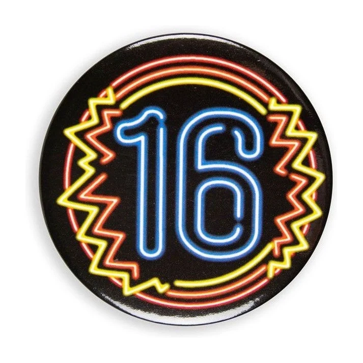 Neon button - 16