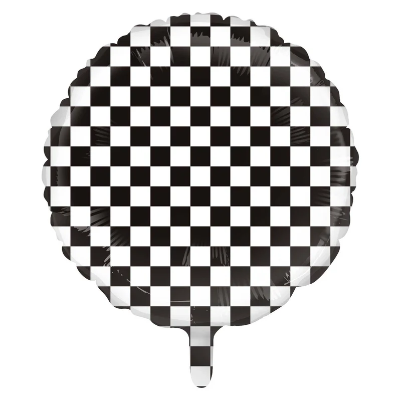 Folieballon racevlag 46cm