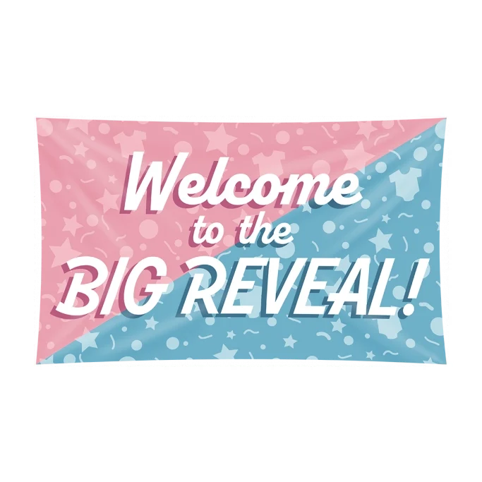 Gender Reveal - Gevelvlag
