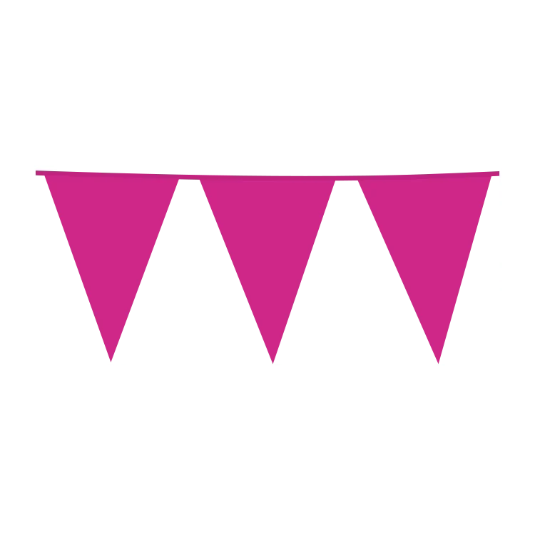 Vlaggenlijn hot pink XL