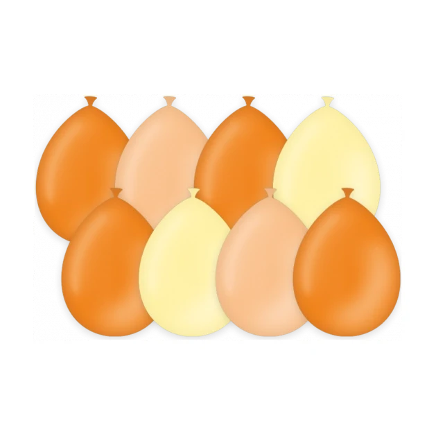 70's - Ballonnen - 8 stuks - 30cm