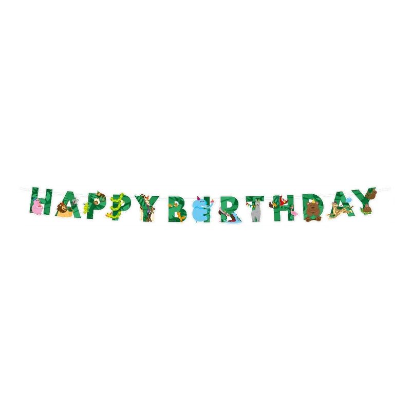 Jungle Dieren - Letterslinger - 2,5 meter
