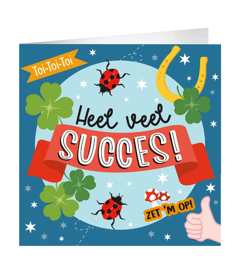 XL Wenskaart Succes