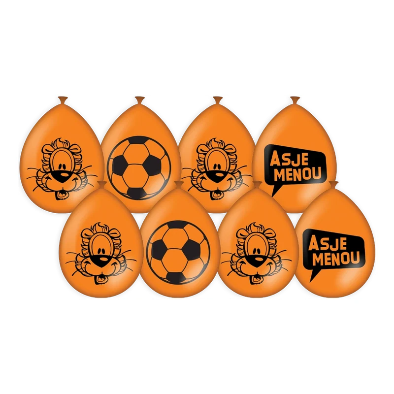 Loeki de Leeuw Partyballonnen oranje