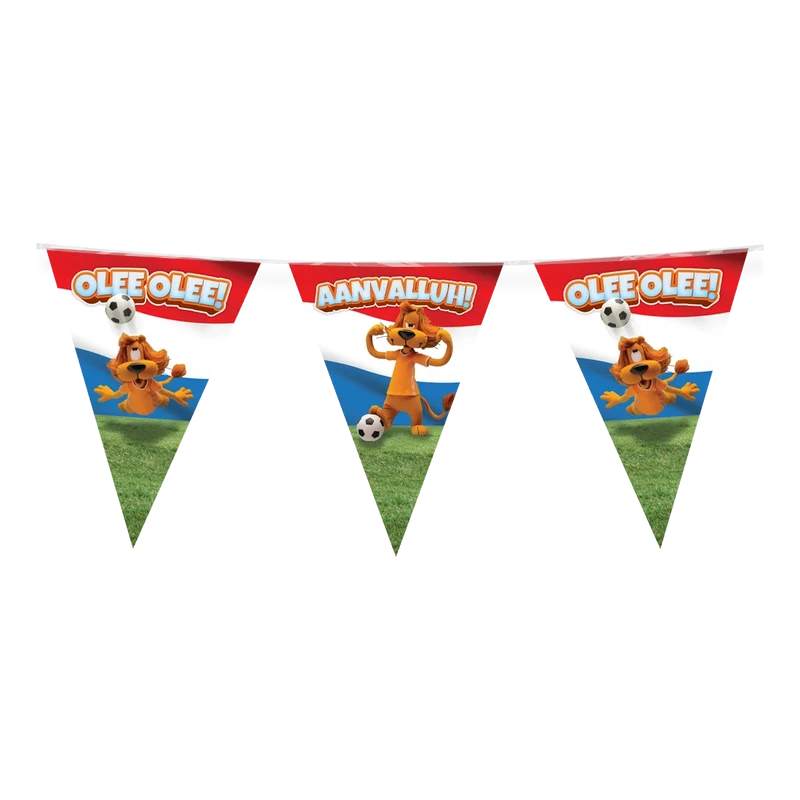 Loeki de Leeuw Partyvlaggen rood wit blauw