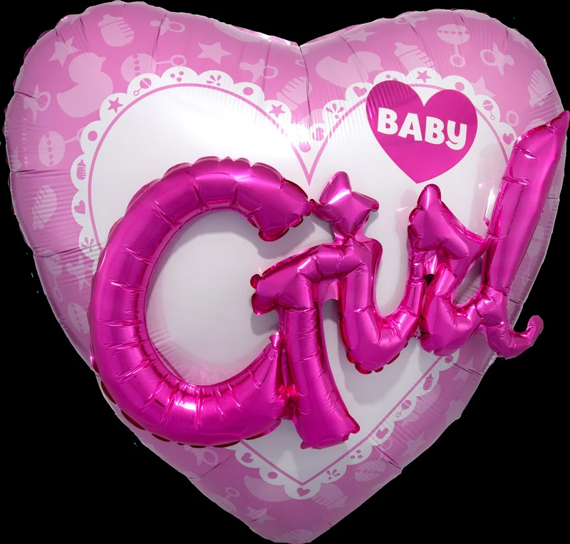 Folieballon Multi Baby Girl