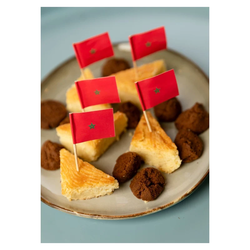 50 prikkers vlag Marokko