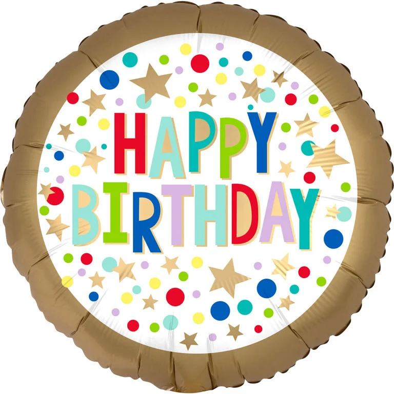 Folieballon Standard Satin Marquee Dots