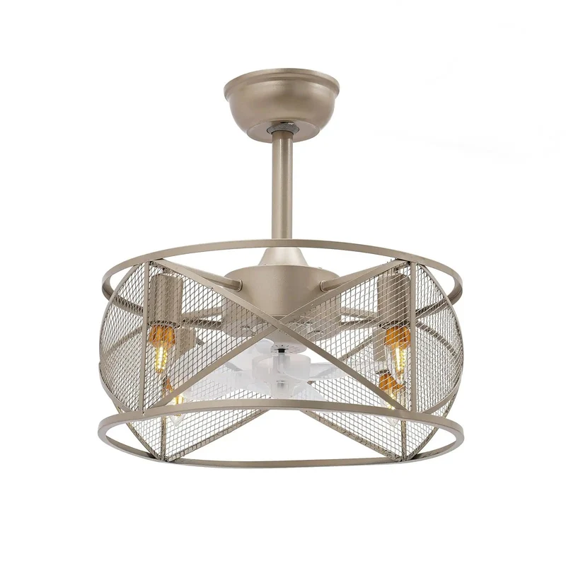Zero Fuss Smooth Operator Three Blade Ceiling Fan With Bright Integrated Light And Reversible Whisper Quiet Motor Featuring Super Easy Handheld Remote For Lazy Nighttime Chill In Bedrooms