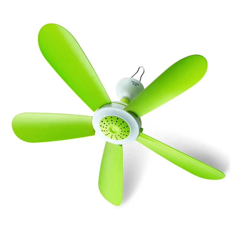 Portable Ceiling Fan With Remote 16.5 Inch USB Hanging Fan 5 Flexible Soft Blades Smooth Breeze Bedroom Dorm Camp Office Quiet Operation For Peaceful Nights Stay Chill All Summer Long