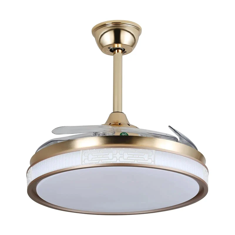 Modern Ceiling Fan Light With Handheld Remote Offering 3000K To 6000K Glow For Straight Up Clean Setup Uses Stable Base And Dual Adjustment Rods For Zero Fuss Install And Smooth Daily Vibes