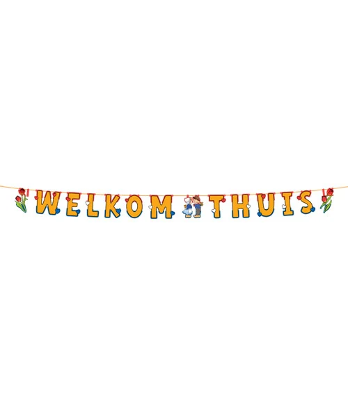Letter banner - Welkom thuis