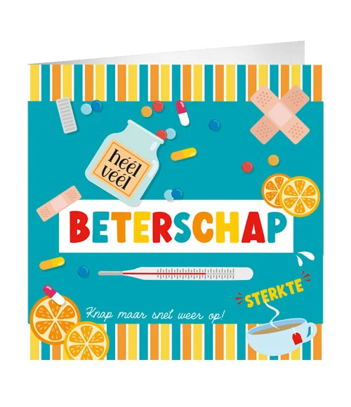 Wenskaart XL - Beterschap