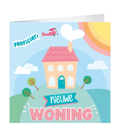 Wenskaart XL - Nieuwe woning