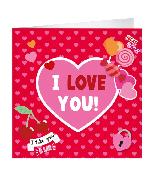 Wenskaart XL - I love you