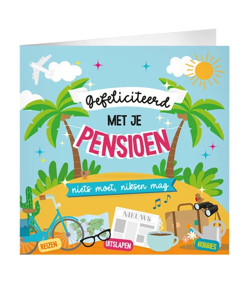 Wenskaart XL - Pensioen