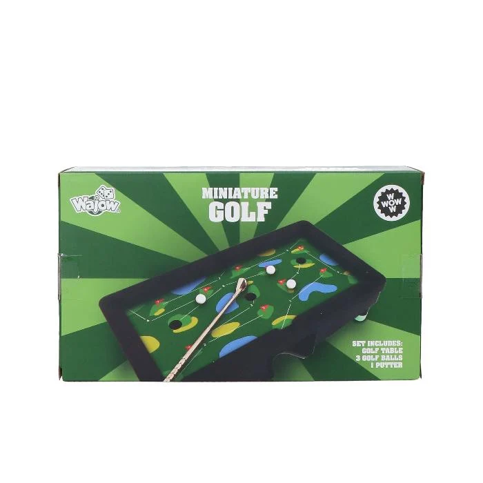 Spel miniature golf groen