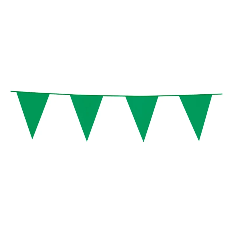 Vlaggenlijn 10 meter Groen