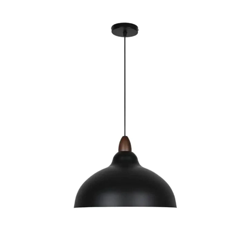 Solid Iron Dome Pendant Light With Adjustable Chain Rustic Modern Ceiling Lamp Big Vibe For Kitchen Island Dining Setup Quick Install And Chill Ambient Lighting