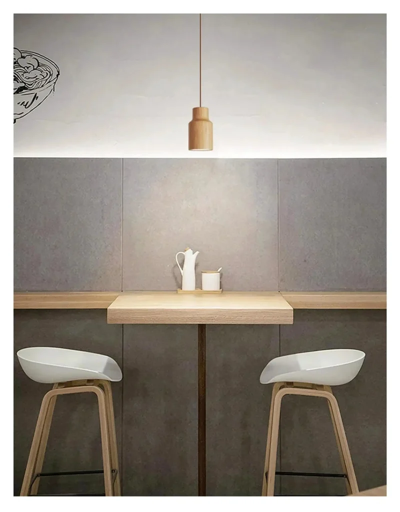 Premium Natural Walnut Wood LED Pendant Light For Dining Room And Living Area Bringing Dang Solid Vibes With Smooth Even Glow As A Knockout Home Upgrade Fixture