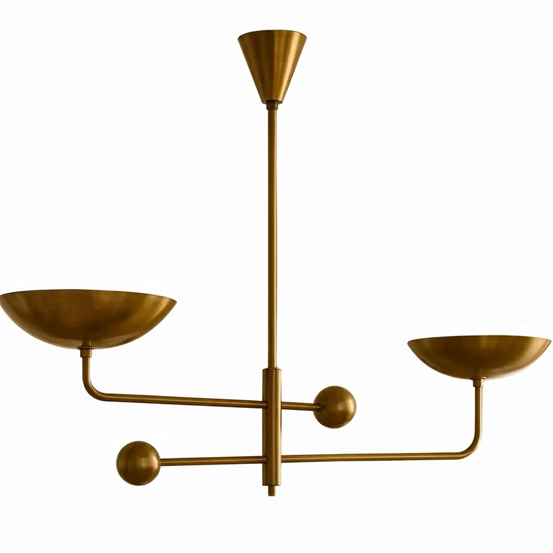 Dope Handcrafted Raw Brass Sputnik Chandelier Light Fixture And Slick Modern Ceiling Pendant Knockout Statement Piece Perfect For Living Room Or Dining Space
