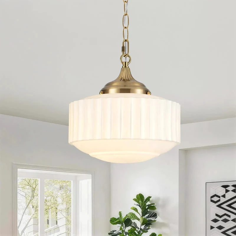 The Real Deal Vintage Pendant Light Featuring A Sleek Glass Globe Delivers A Totally Cool Vibe For Kitchen Islands Dining Rooms Hallways And Modern Living Spaces
