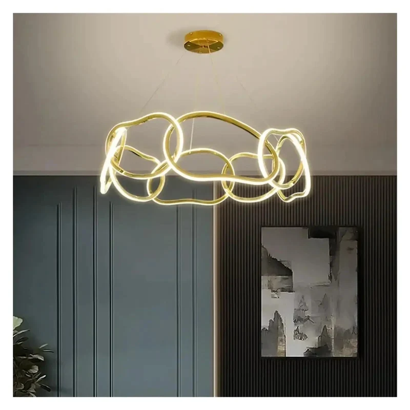 Top Notch Stainless Steel Led Pendant Lamp Killer Minimalist Design For Living Room Bedroom Restaurant Solid Hanging Chandelier With Warm Glow Snag This Game Changing Fixture