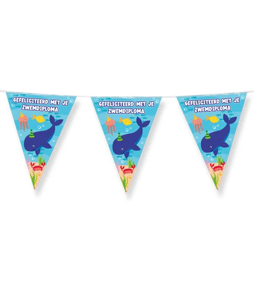 Vlaggenlijn - Zwemdiploma 10m