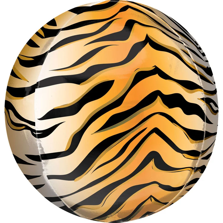 Folieballon Orbz Safari Tijger