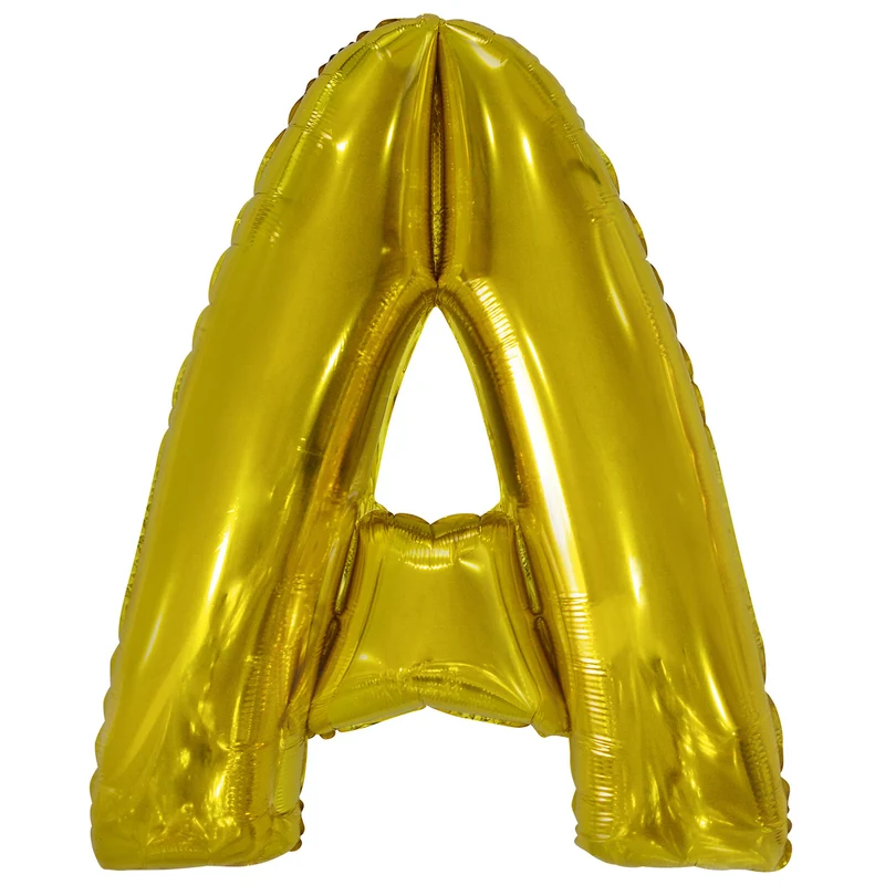 Folieballon letters XL Goud