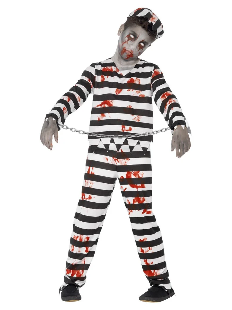 Zombie gevangene boy mt. L (145-158cm)
