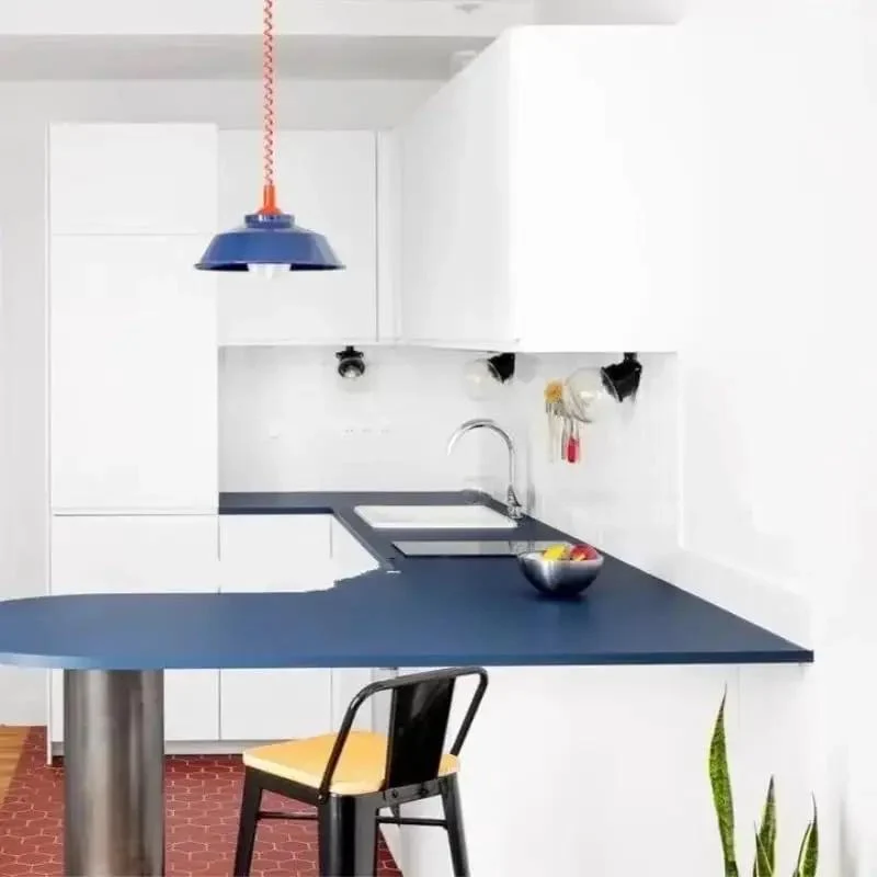 Klein Blue Chandelier Light With Adjustable Retracting Arms For A Modern Minimalist Vibe In Your Digs This Durable Pendant Lamp Delivers Elegant Ambient Glow To Any Living Room Or Dining Space Bringing That Lit Decor Energy Naturally
