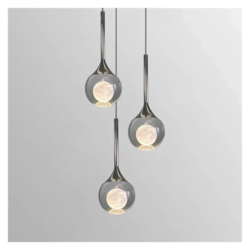 Swanky Modern Stair Chandelier With Sleek Pendant Lights For Indoor Lighting Glow Up Your Living Room With Self Contained Led Ceiling Lamp Bringing Major Vibes To Your Home Space Every Time