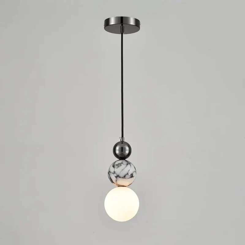 Main Character Energy Natural Alabaster Marble Pendant Light Sleek Cylinder Led Hanging Lamp Frosted White Glass Shade Heavy Duty Black And Gold Fixture Upgrade Your Space With Solid Build For Kitchen Island Or Dining Room