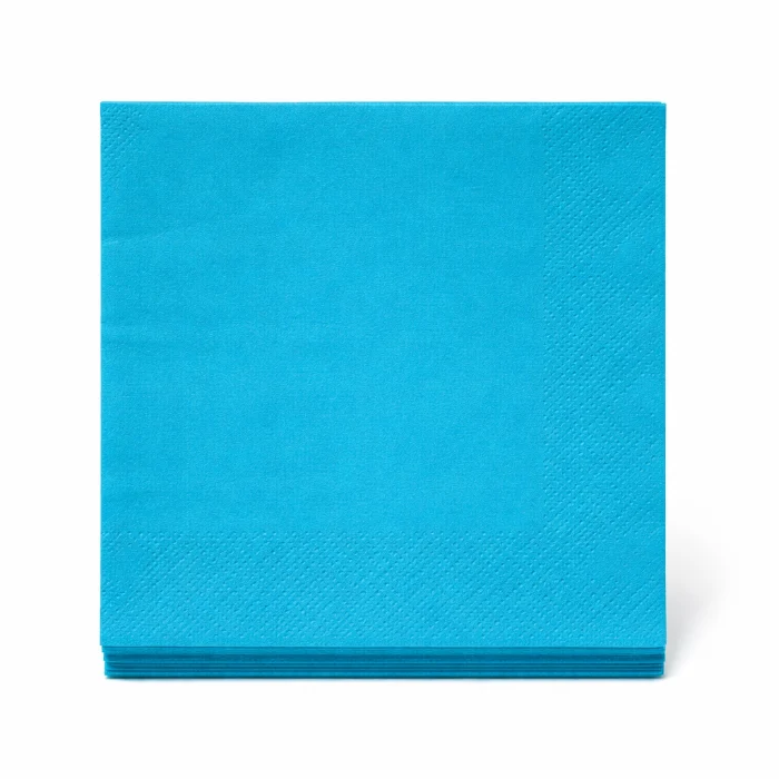 Servetten blauw 33x33 cm - 20 stuks