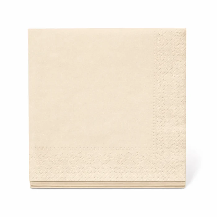 Servetten creme 33x33 cm - 20 stuks